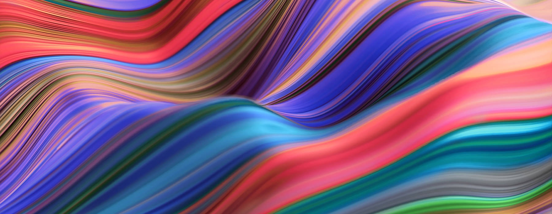 Colorful wavy pattern